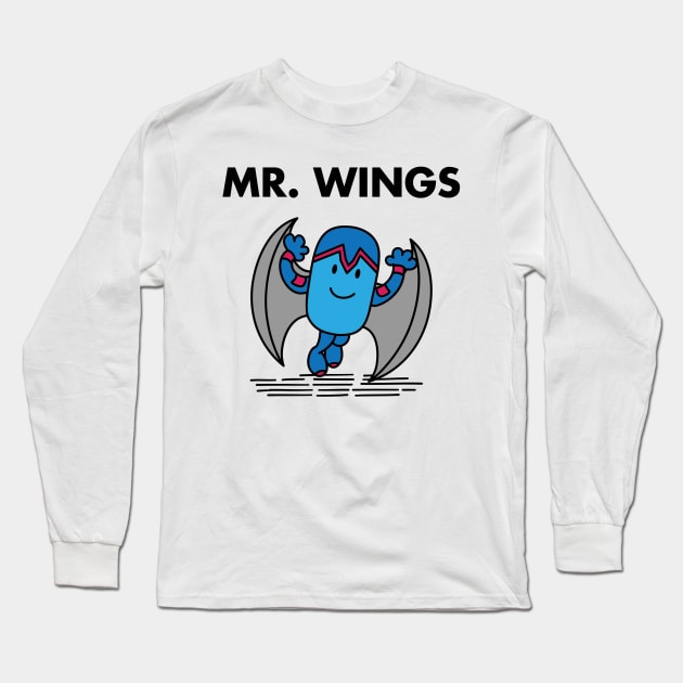Mr. Wings Long Sleeve T-Shirt by irkedorc